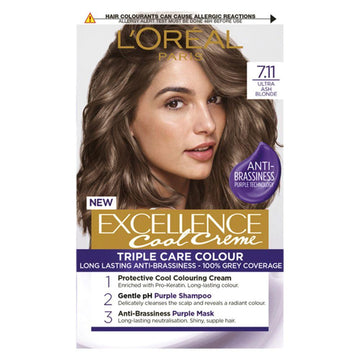 Paris Excellence Cool Crème 7.11 Ultra Ash Blonde Gb